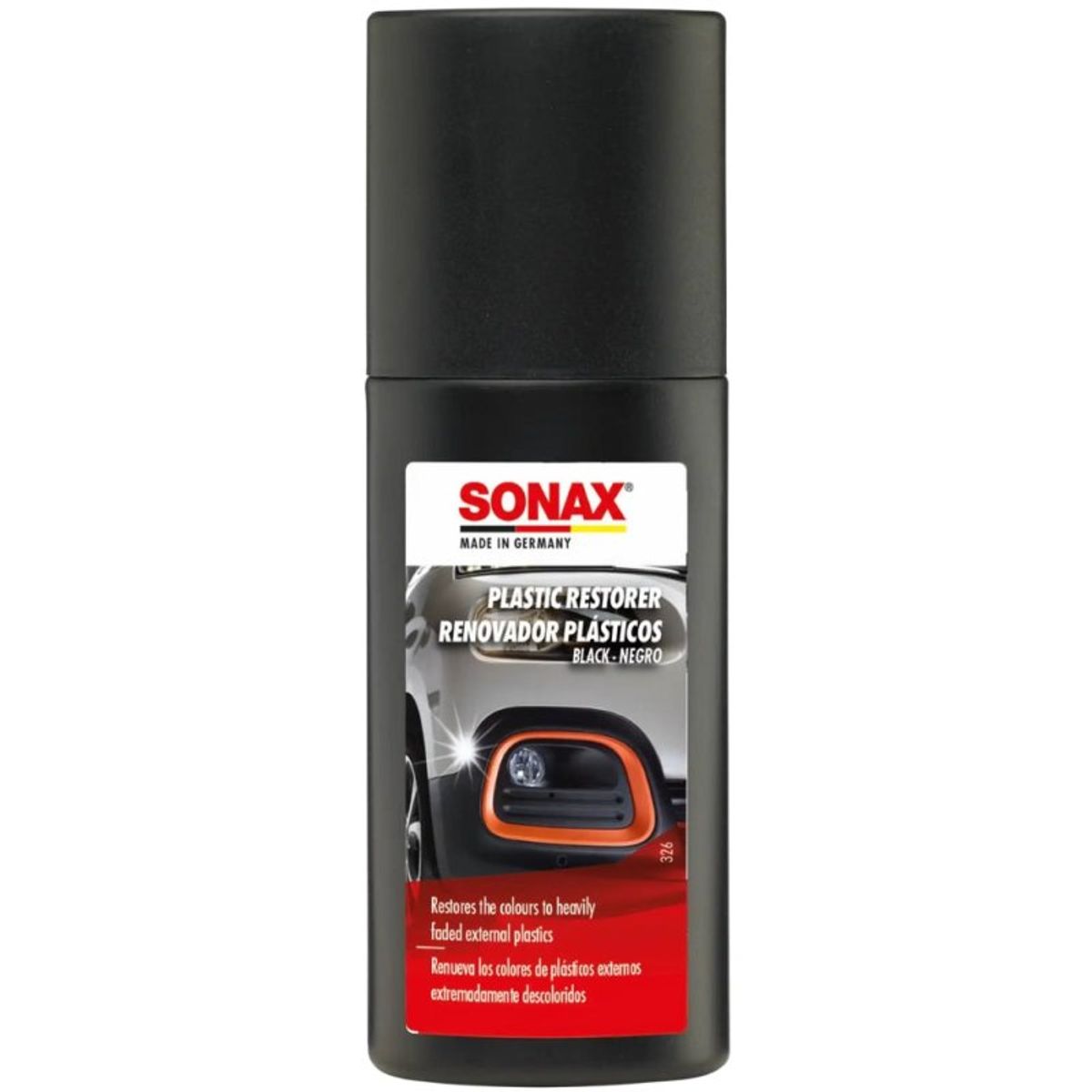 SONAX Kunststoffarve Sort 100ml