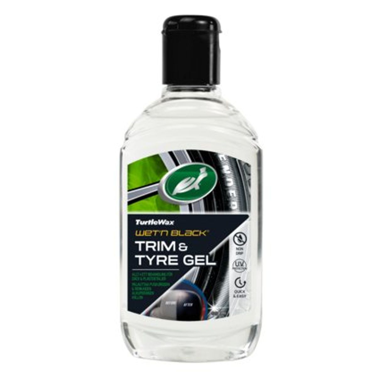 Turtle Wax Wet 'n' Black Trim & Tyre Gel 300 ml