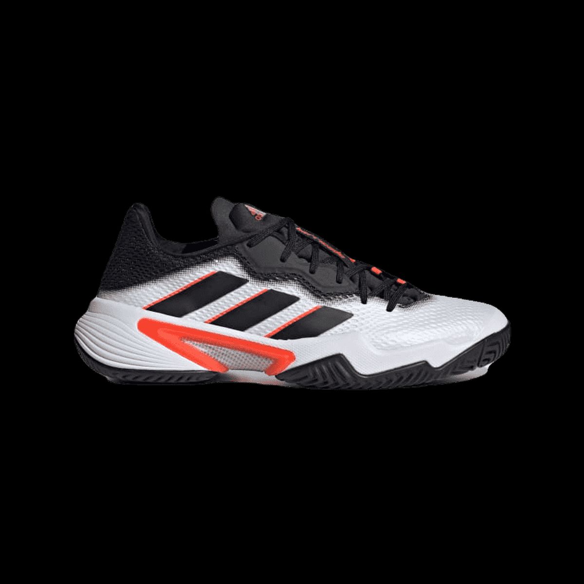 Adidas Barricade AC (Mens, Hvid/Sort/Orange) Padelsko - 44