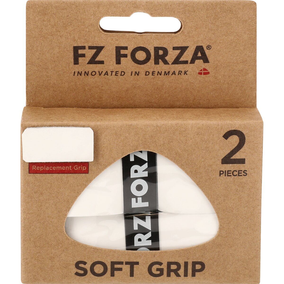 FZ Forza Soft Grip (2-pak, hvid)