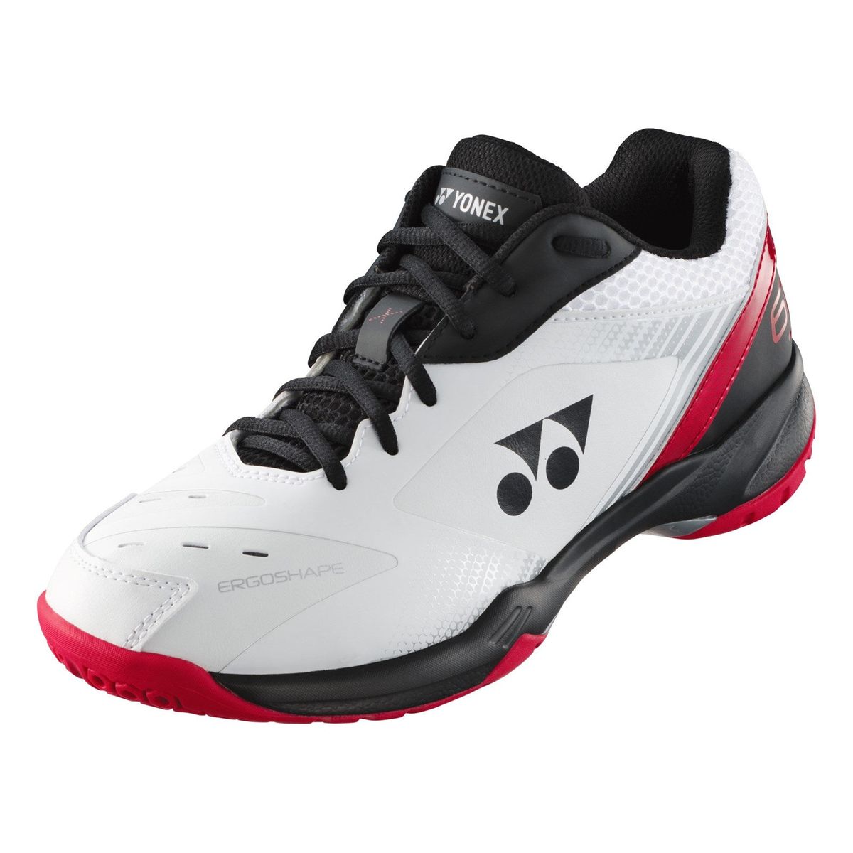 Yonex SHB 65 X 3 Badmintonsko (White/Red) - 45.5