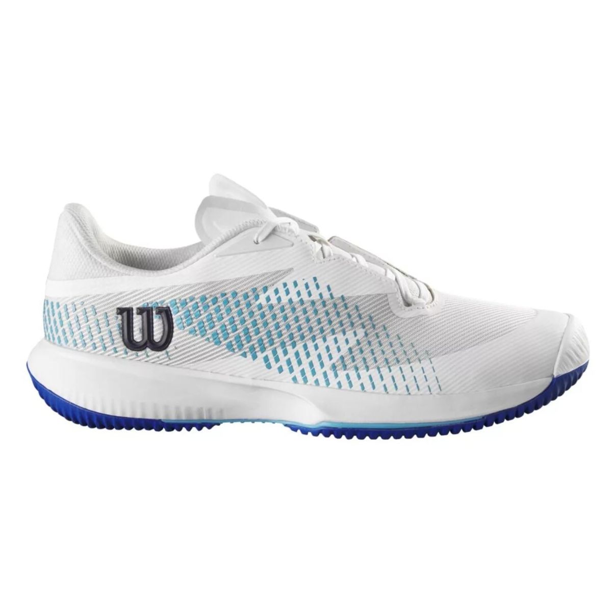 Wilson Kaos Swift 1.5 Men's Tennissko (White/Blue Atoll/Lapis Blue) - 47 1/3