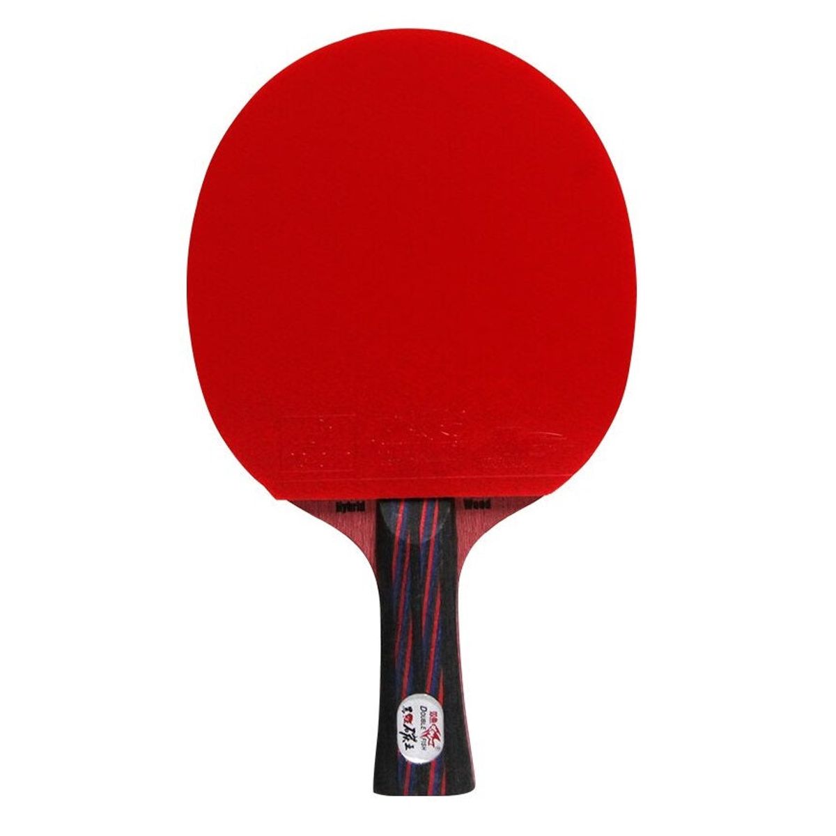 Double Fish Black&red Carbon King 9 Star Bordtennisbat