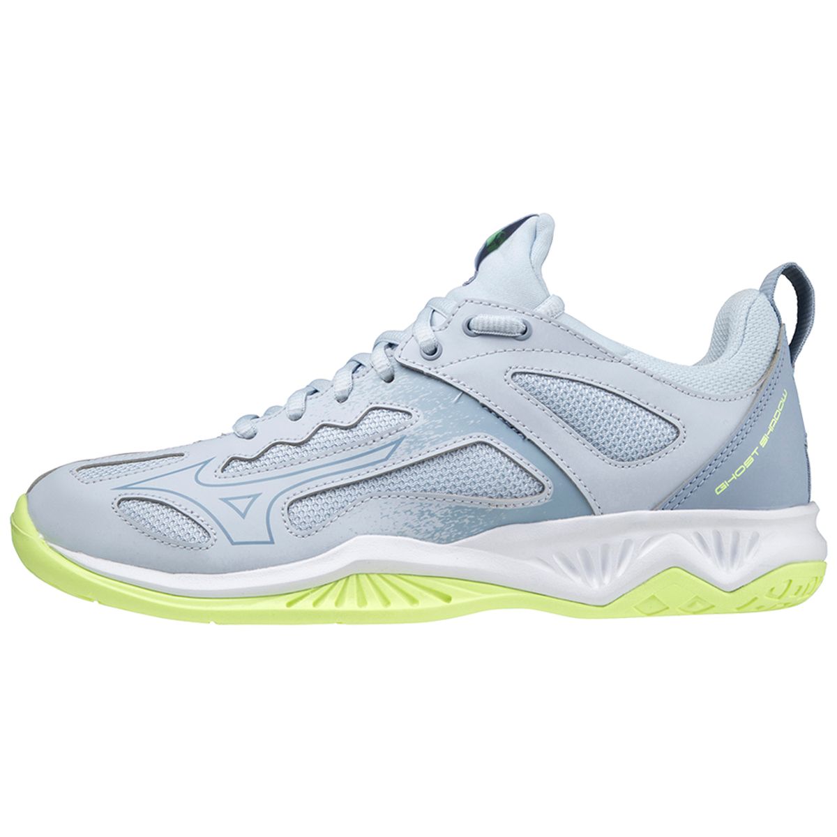 Mizuno Ghost Shadow (Dame, Heather/Troposphere/Neo Lime) - 36.5