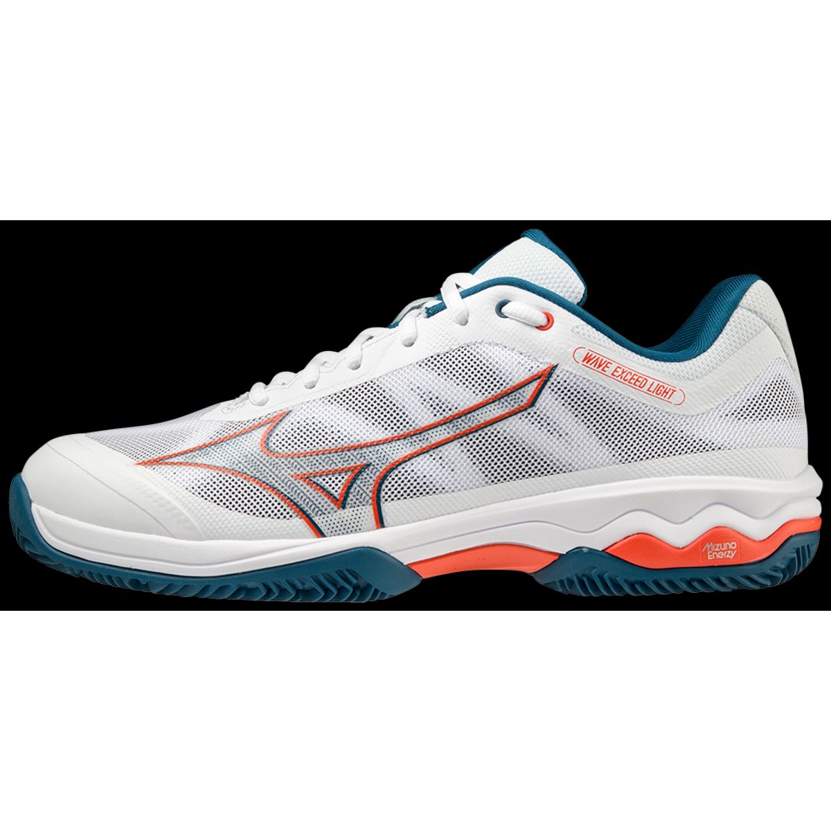 Mizuno Wave Exceed Light CC (Mens, Hvid/Orange) - 46