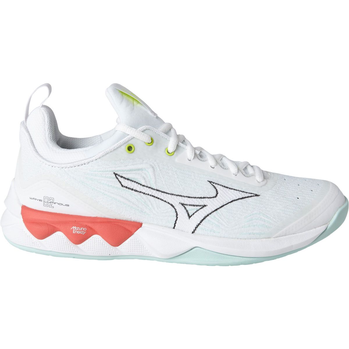 Mizuno Wave Luminous 2 (Womens, Hvid/Lyseblå) - 40,5