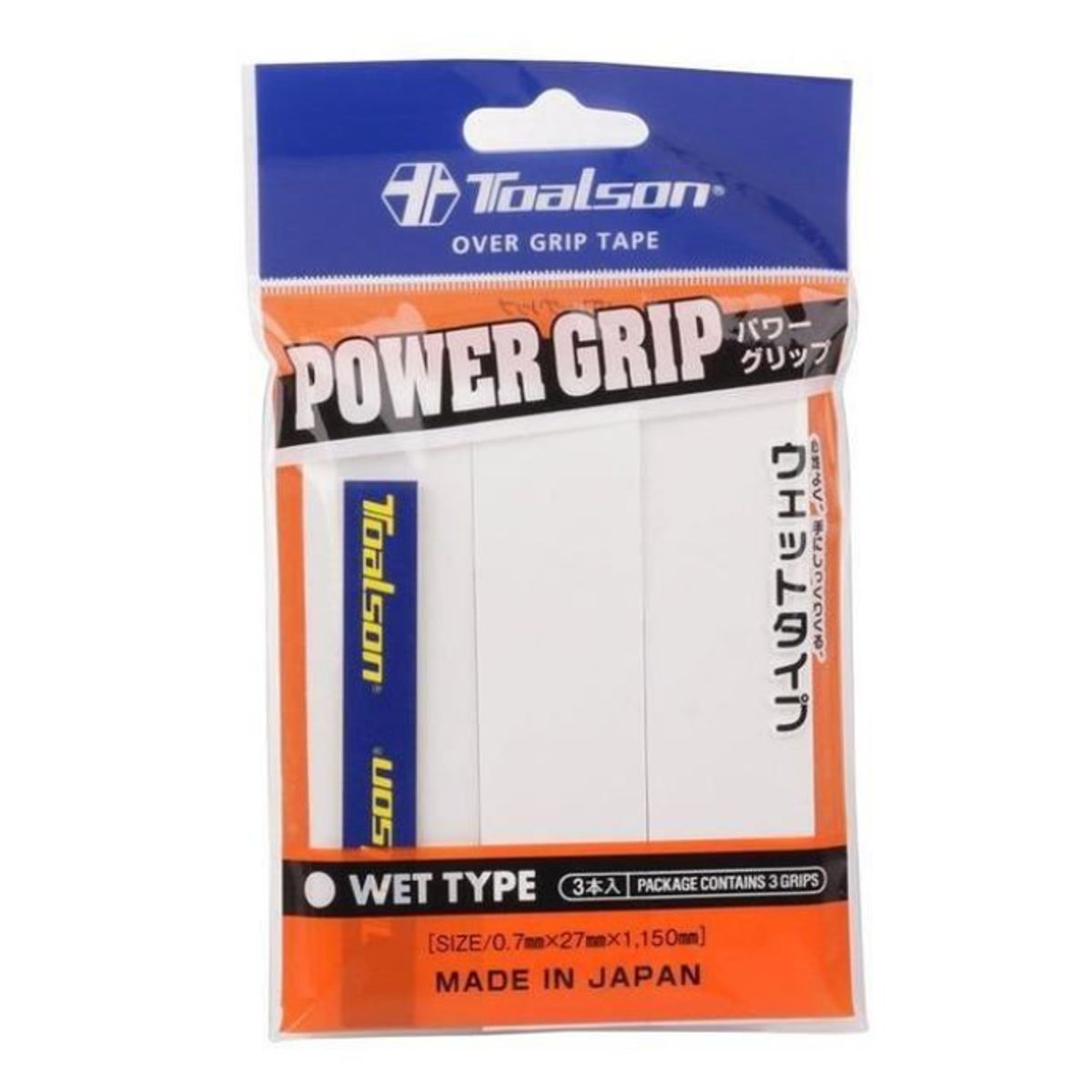 Toalson Power Grip (3-pak, Hvid)