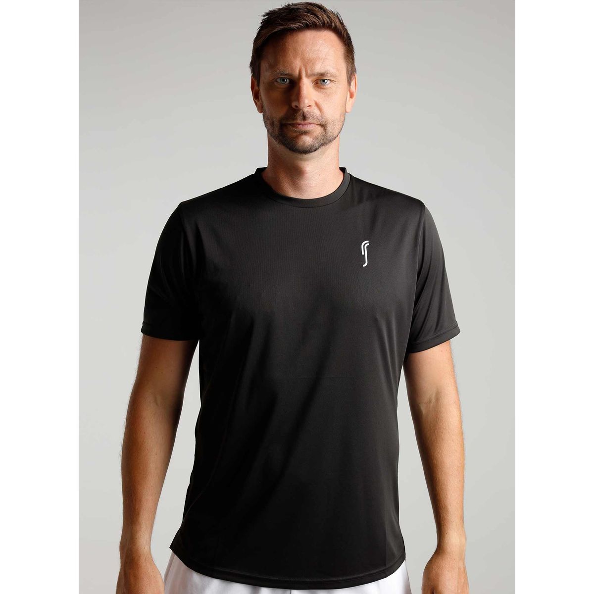 RS Padel Men's Performance Tee (Sort) - XL