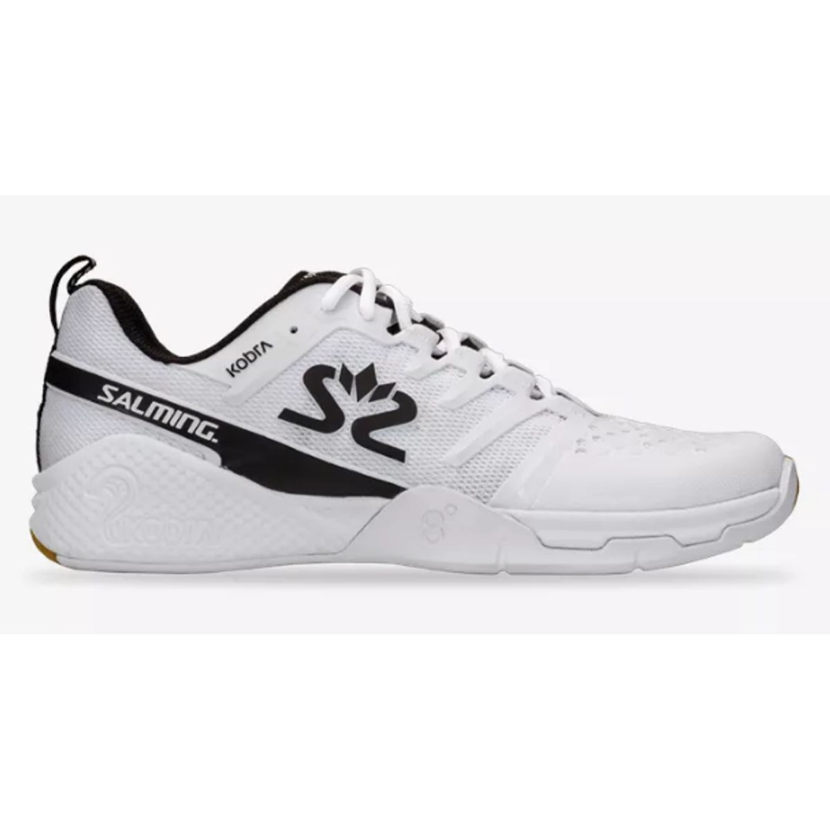 Salming Kobra 3 Squashsko (White-Black) - 48