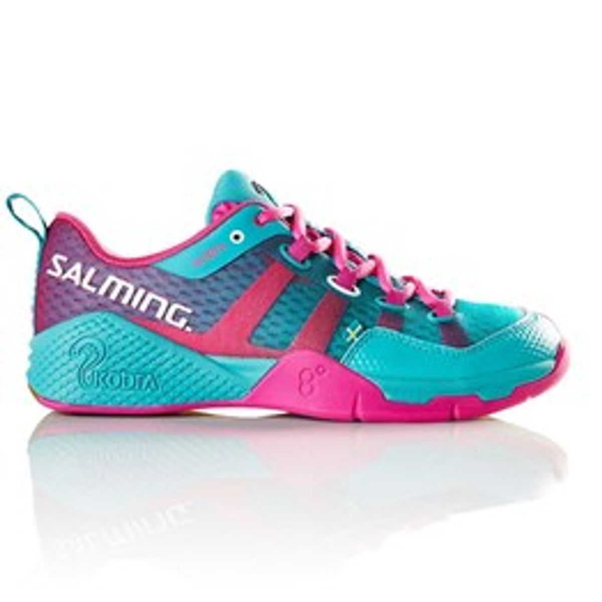 Salming Kobra Squashsko (Turquoise-Pink) - 38 1/3