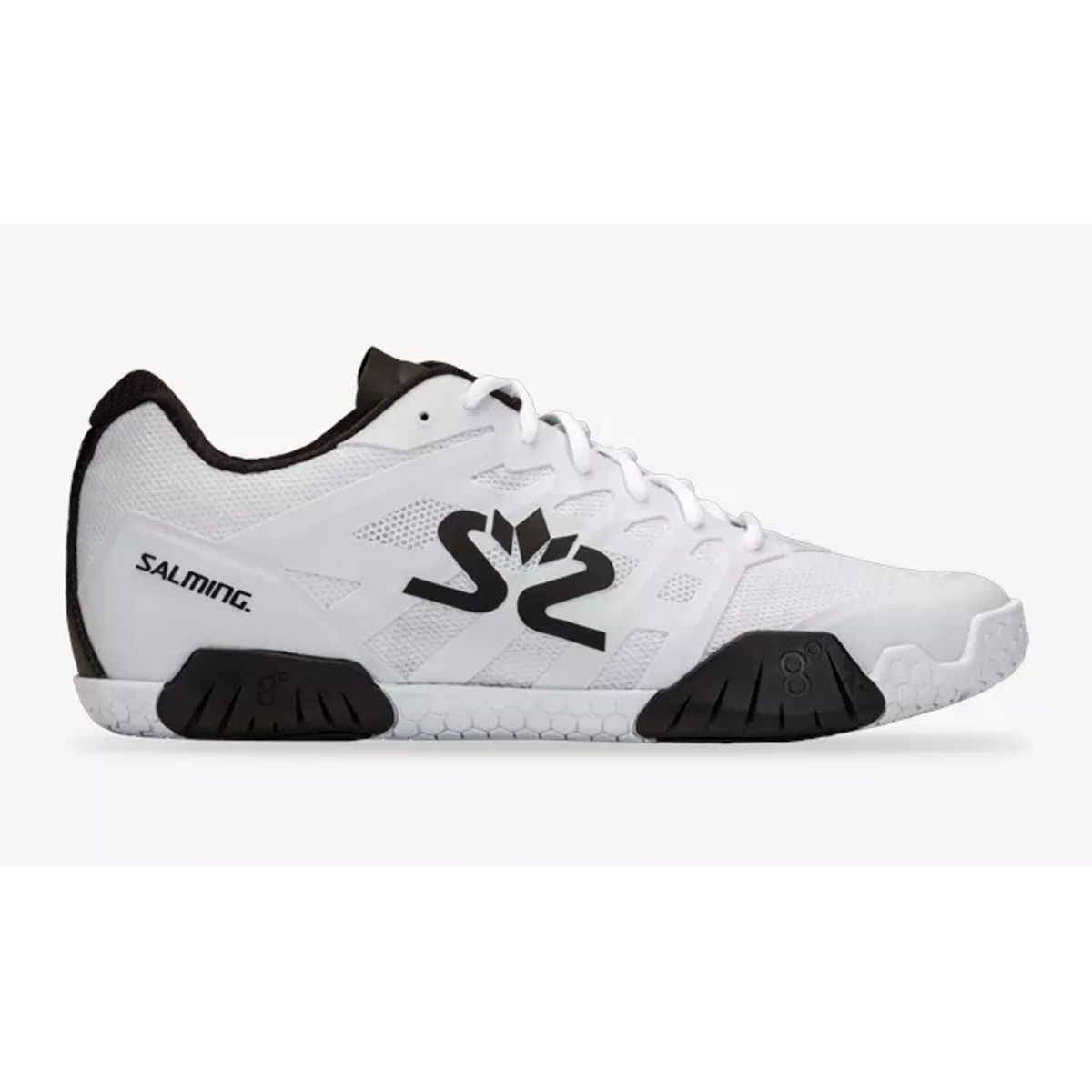 Salming Hawk 2 Squashsko (White-black) - 48