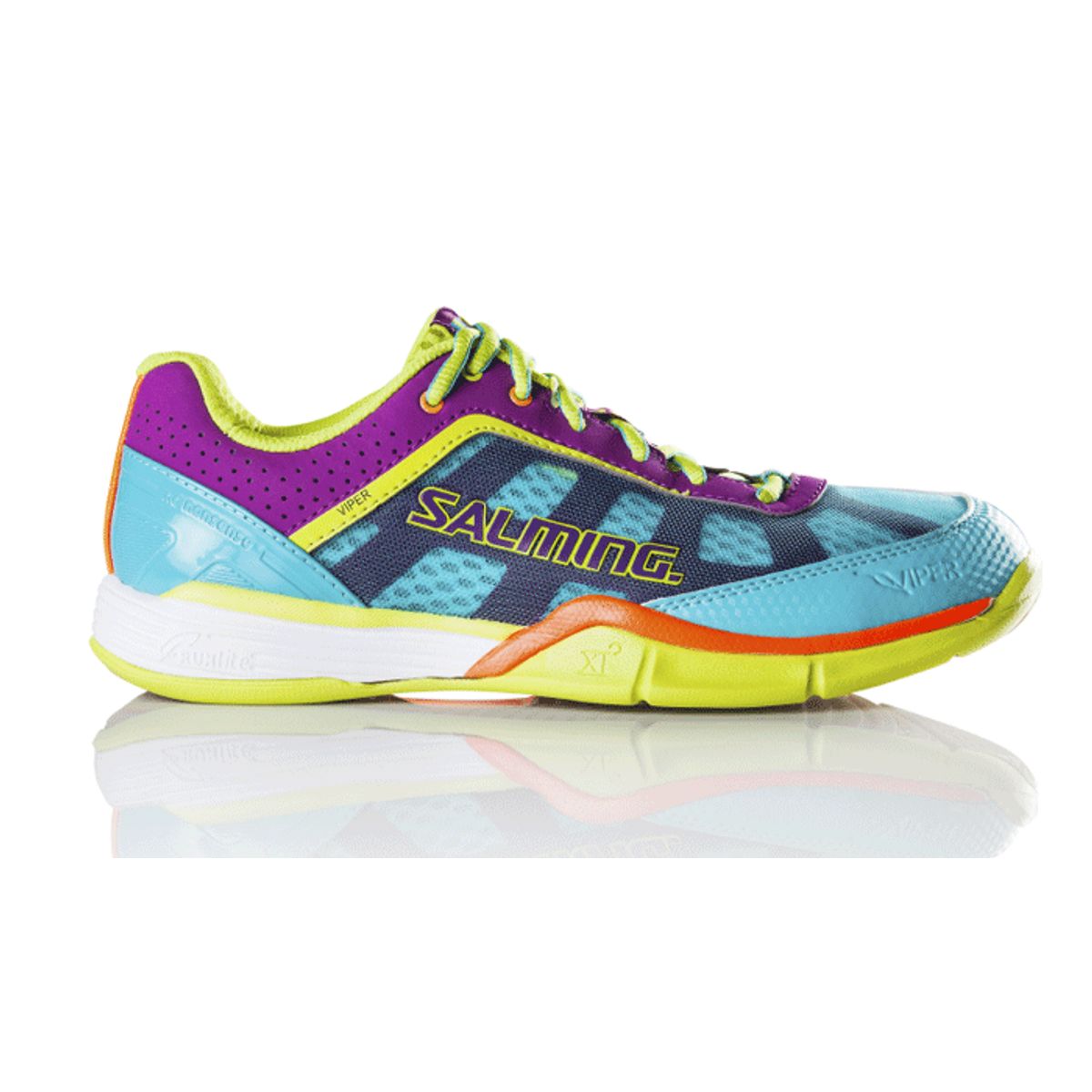 Salming Viper 3 Women Squashsko (Turqoise-cactusflower) - 41 1/3