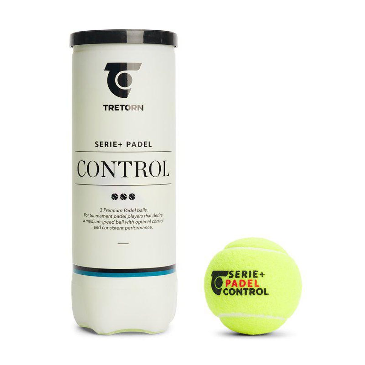 Tretorn Serie+ Padel Control Padelbolde (3 stk.)