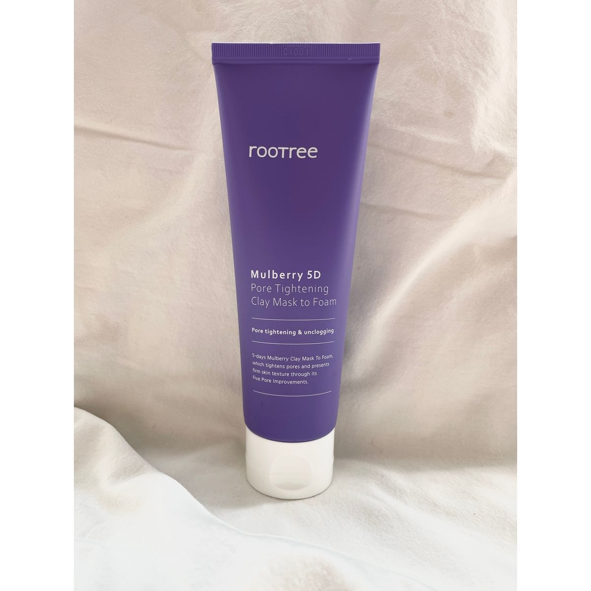 Rootree Mulberry 5D Pore Tigthening Clay Mask to Foam