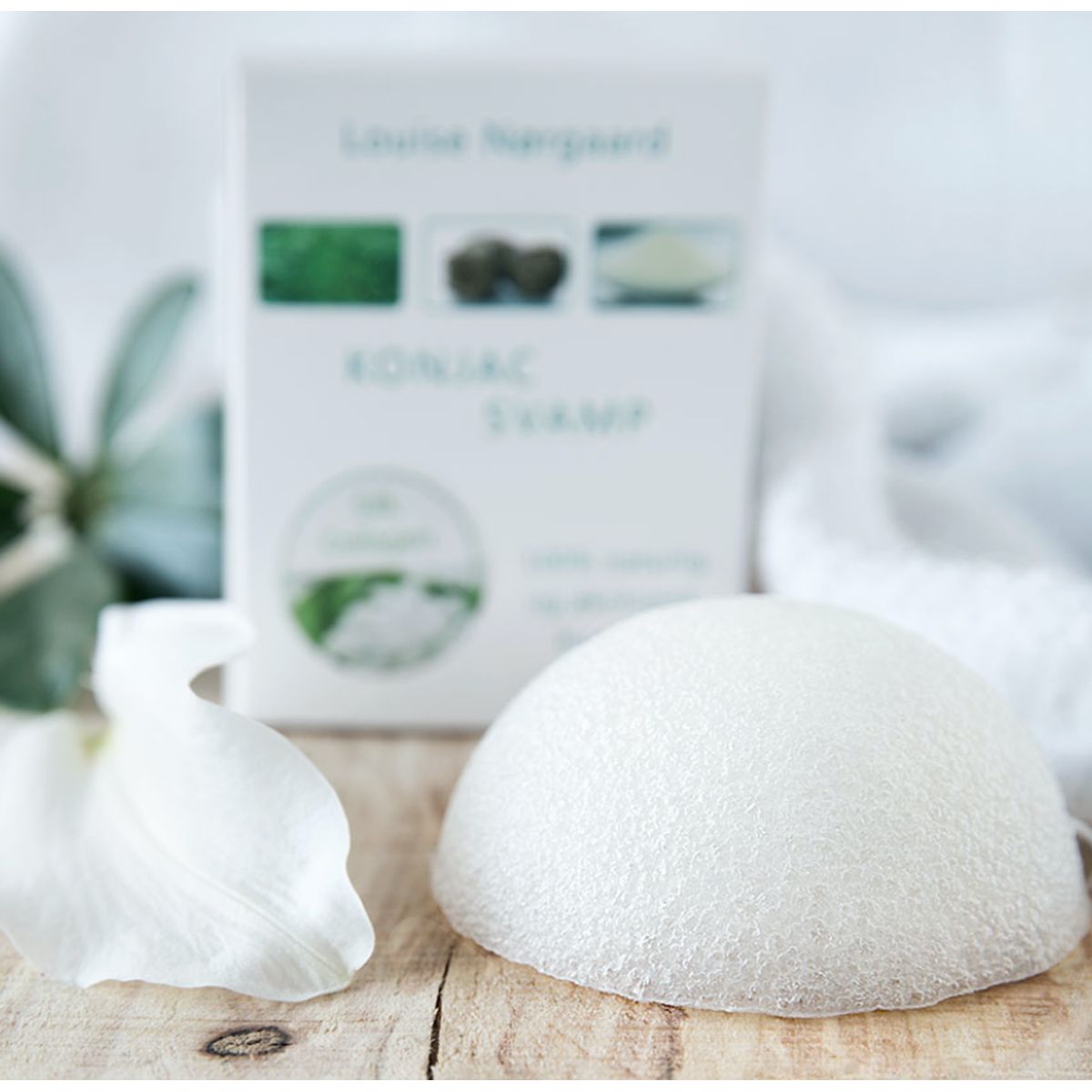 Organic Konjac Silk Collagen svamp