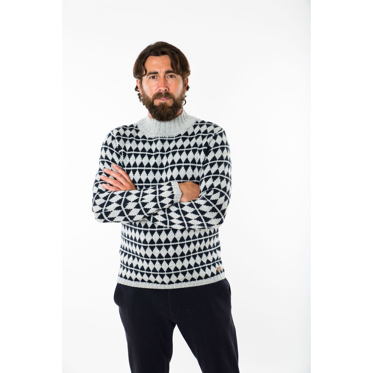 Amager Sweater - Fuza Wool - Silver Grey