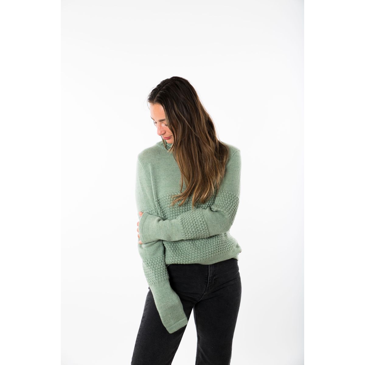 Christianshavn Sweater - Fuza Wool - Sage