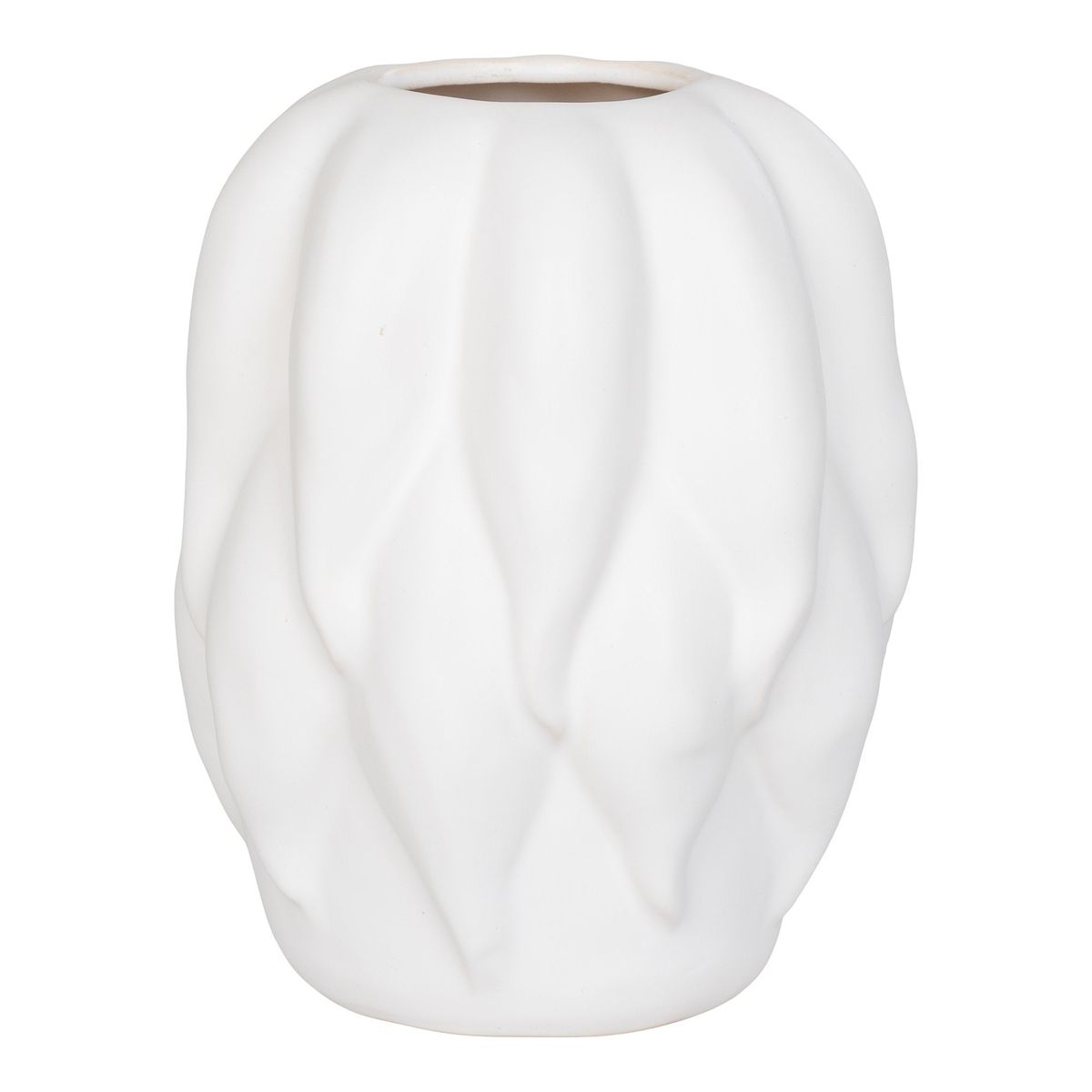 Vase - Vase, Keramik, Beige, 19,5X19,5X26 Cm