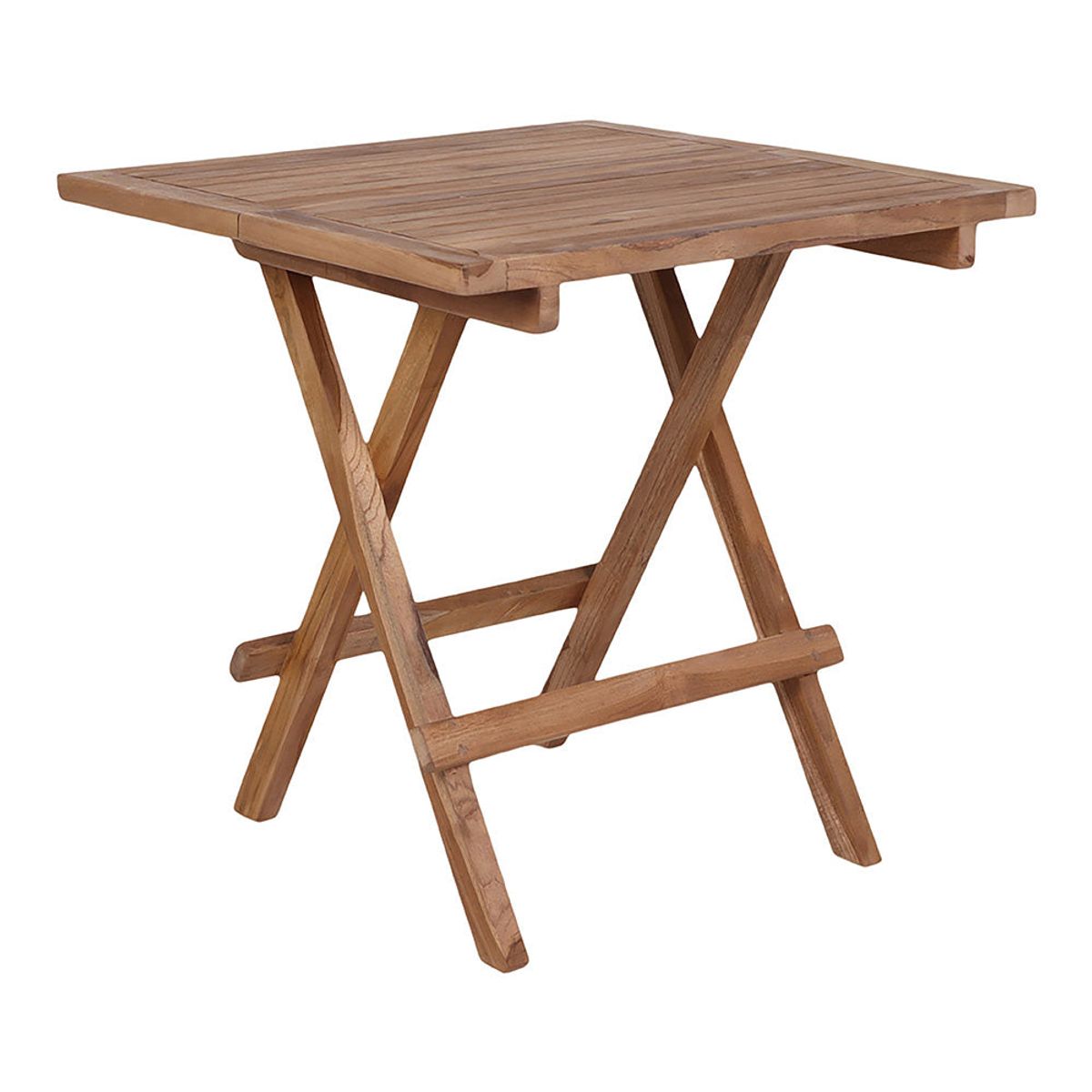 Bilbao Sidebord - Sidebord, Teak, Natur, 50X50X50 Cm