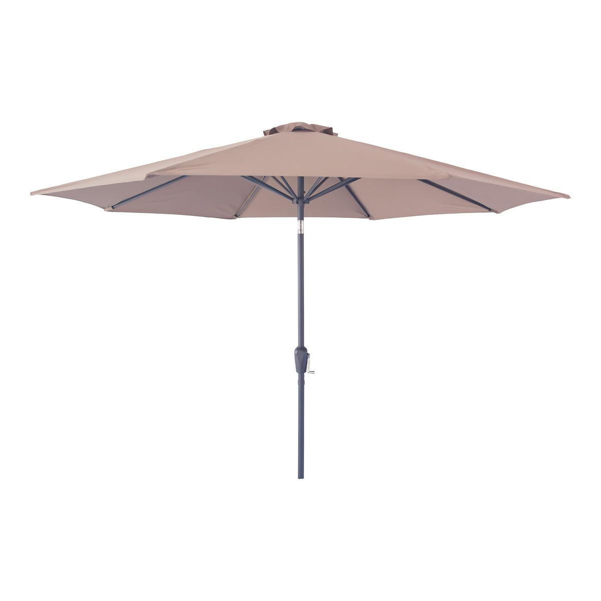 Houston Parasol - Parasol Med Hejs Og Tilt, Metalstok, Sand, Ø300 Cm