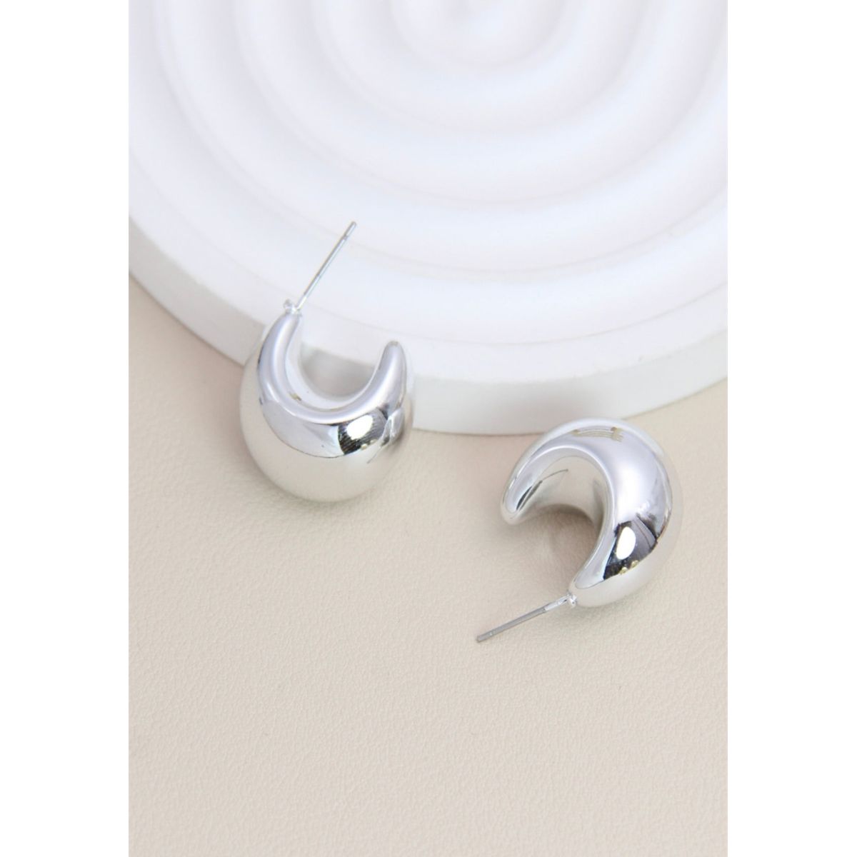 AGNETE EARRING - SILVER PLATED