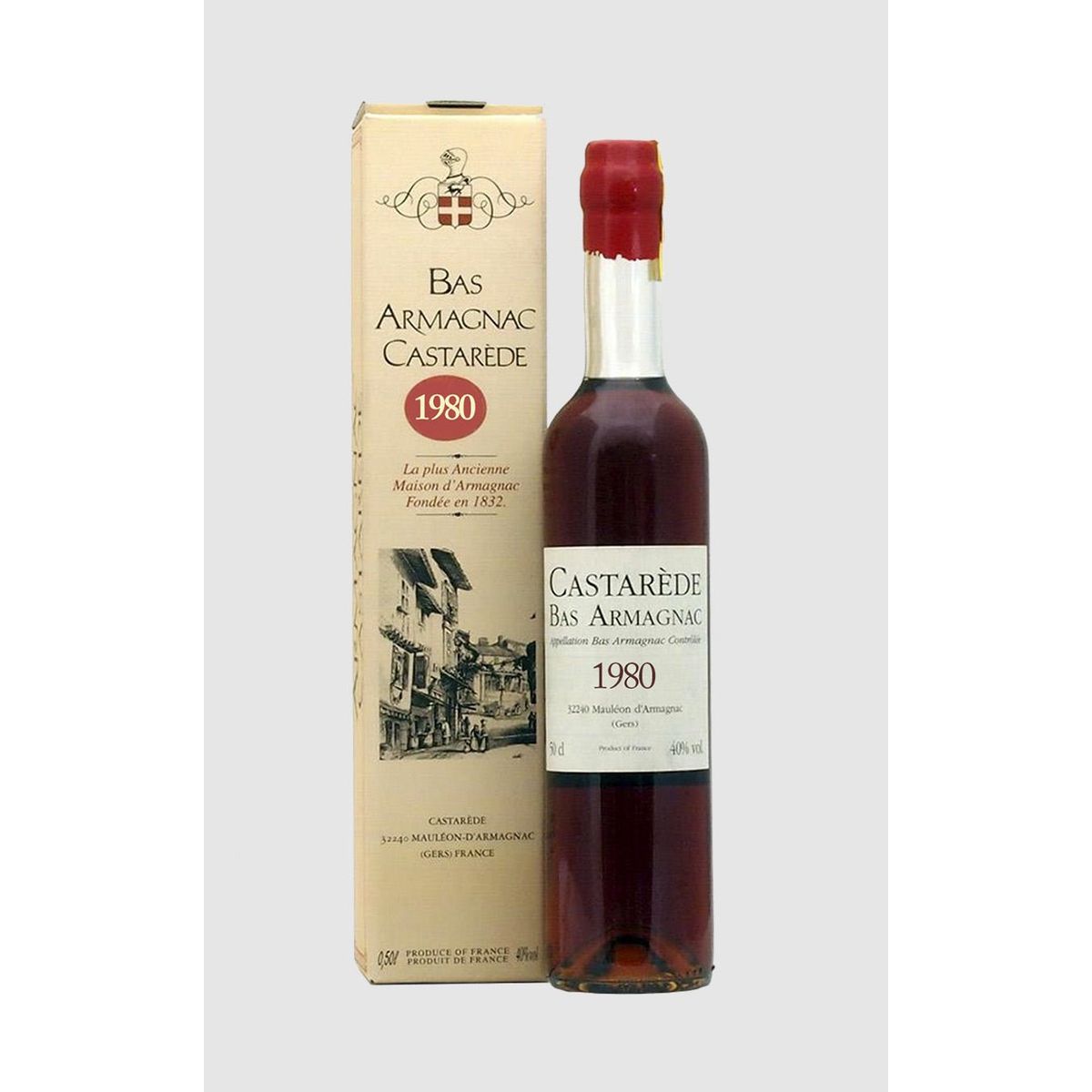 Bas Armagnac Castarede 1980 Vintage 50 cl