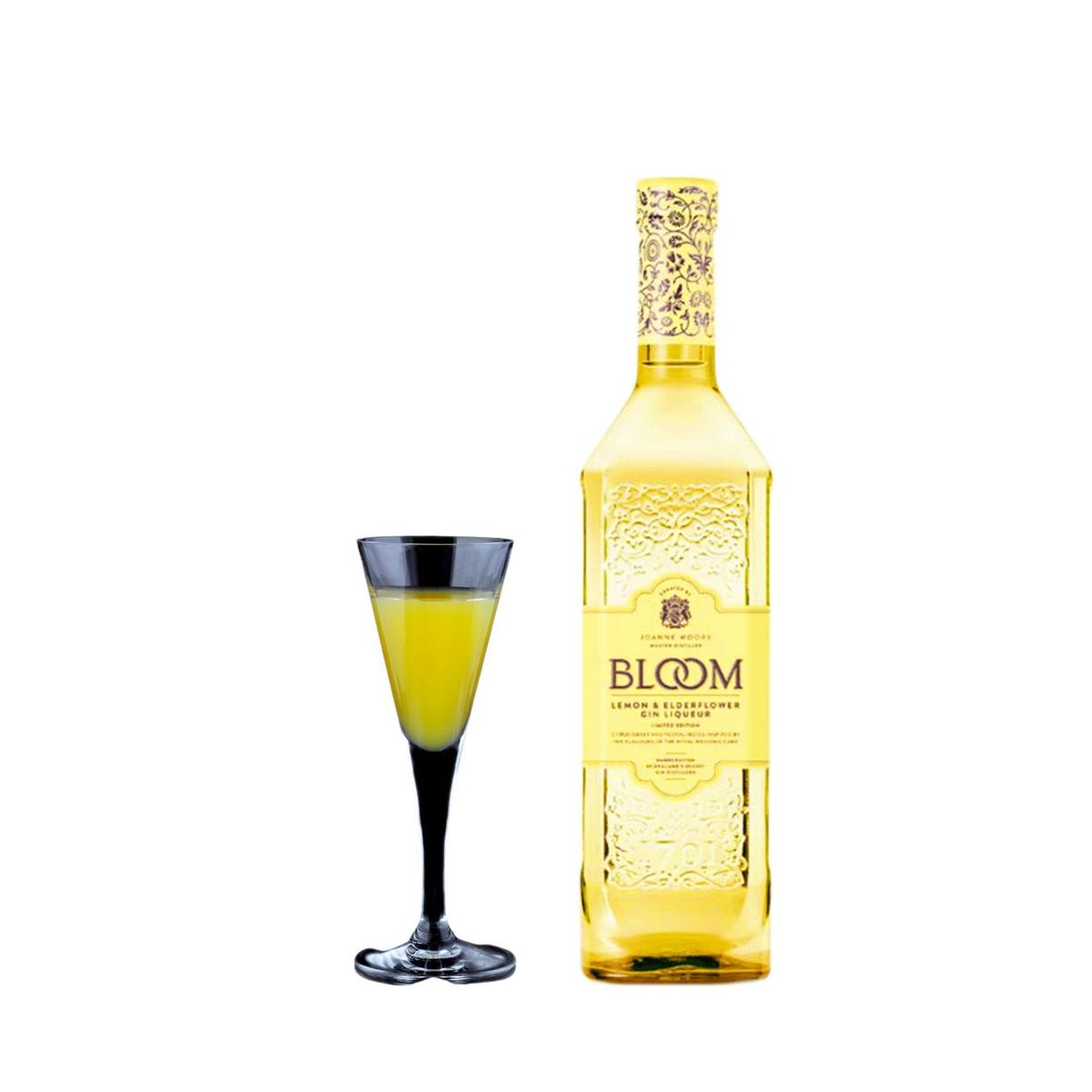 Bloom Lemon & hyldeblomst Gin Likør