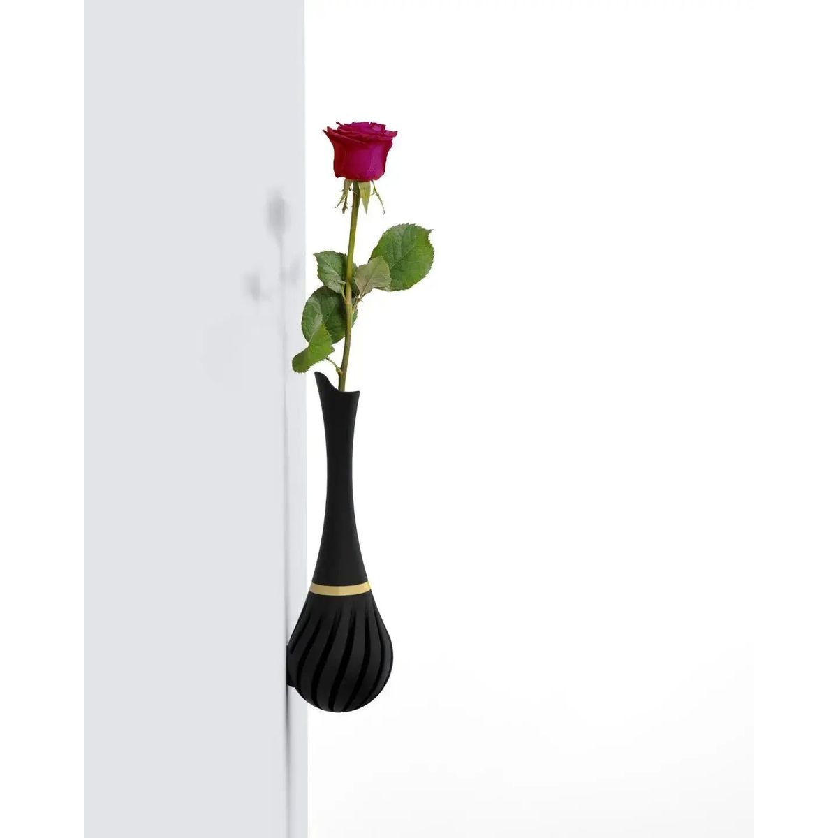 Kadla Modular Vase - 400mm / Sort - Guld