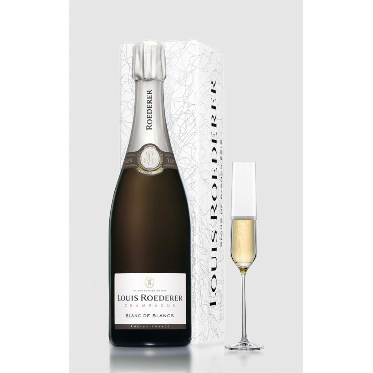 Louis Roederer Blanc de Blanc Champagne 2016 i gaveæske