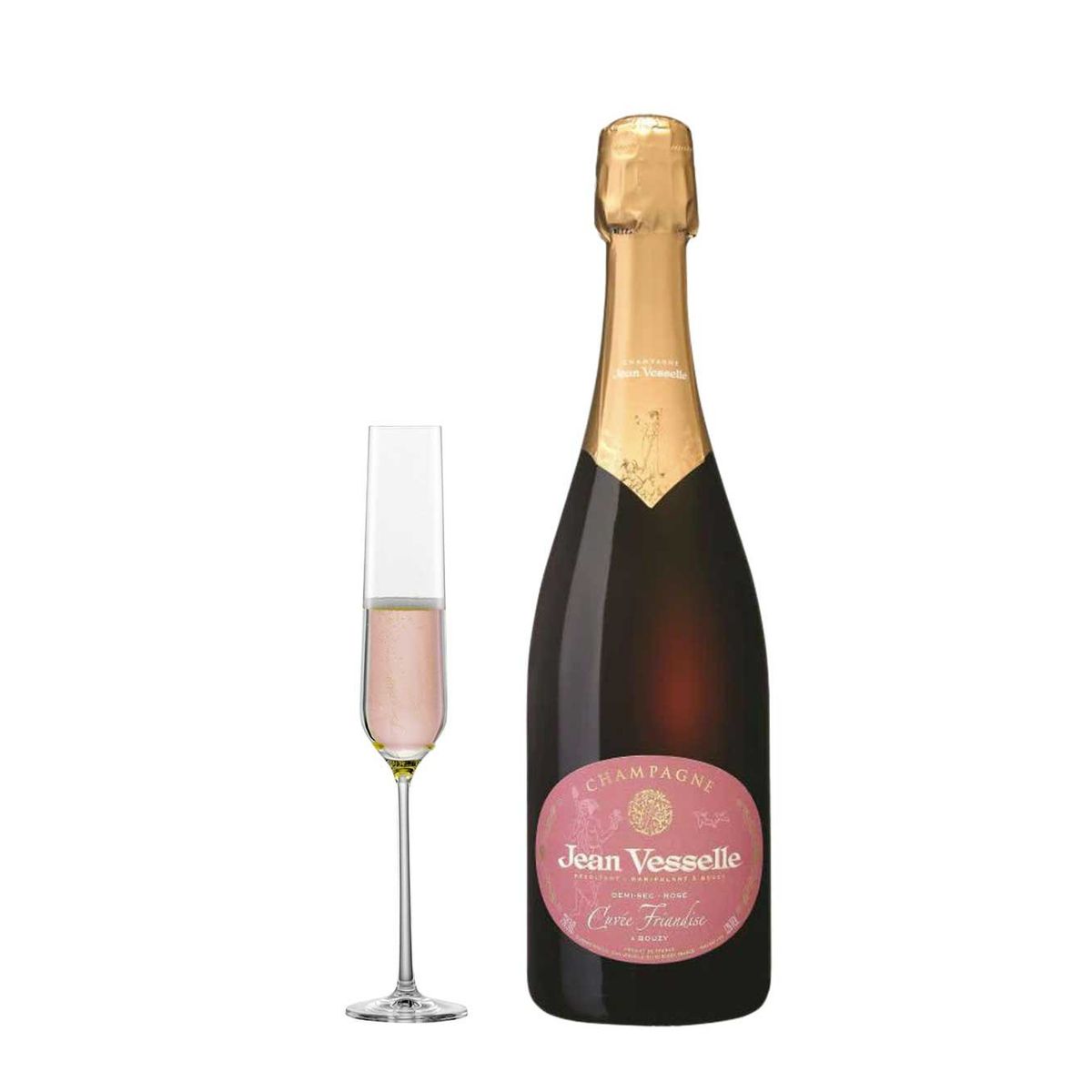 Jean Vesselle Demi Sec Rose Cuvee Friandise