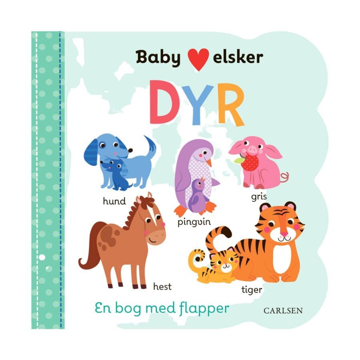 Baby elsker dyr