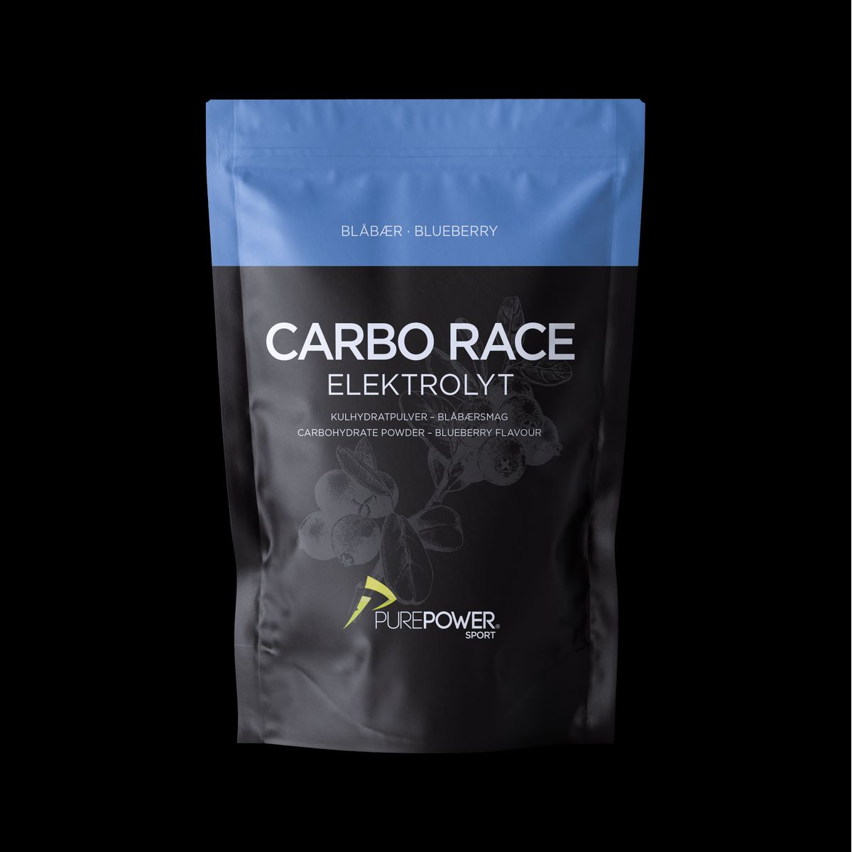 Carbo Race Elektrolyt Blåbær 1 kg