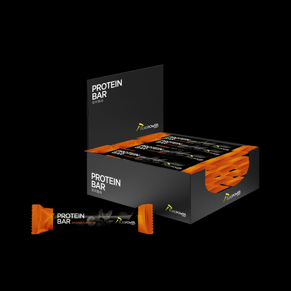 Protein Bar Orange Crunch 12x55 g