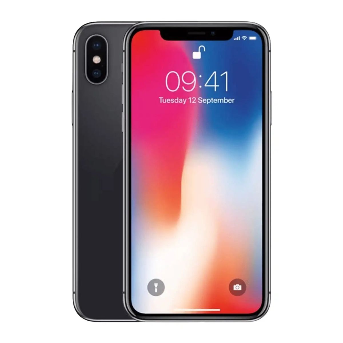 Brugt iPhone X - Space grey / Rigtig god / 64GB