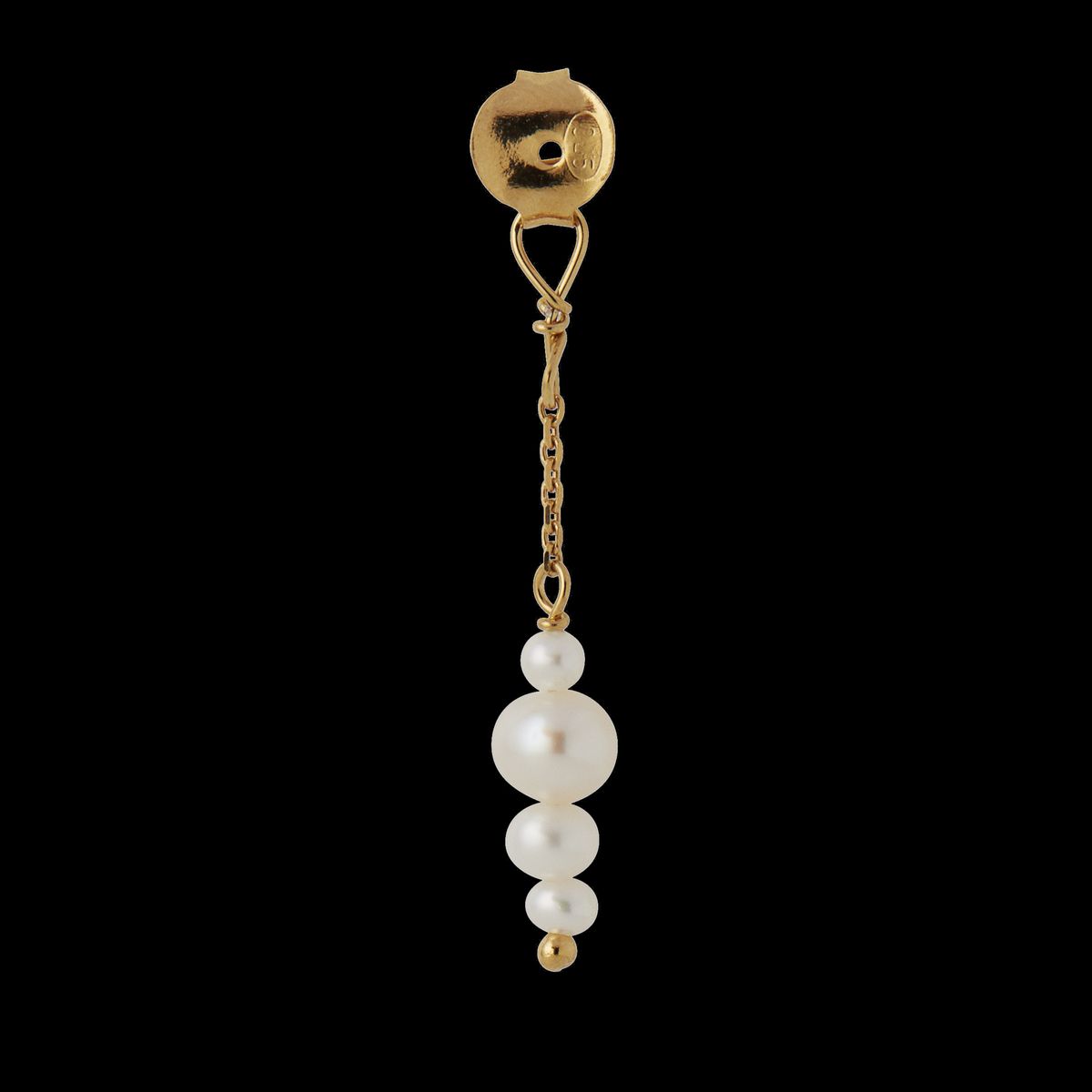 Pearl Berries Behind Ear Earring