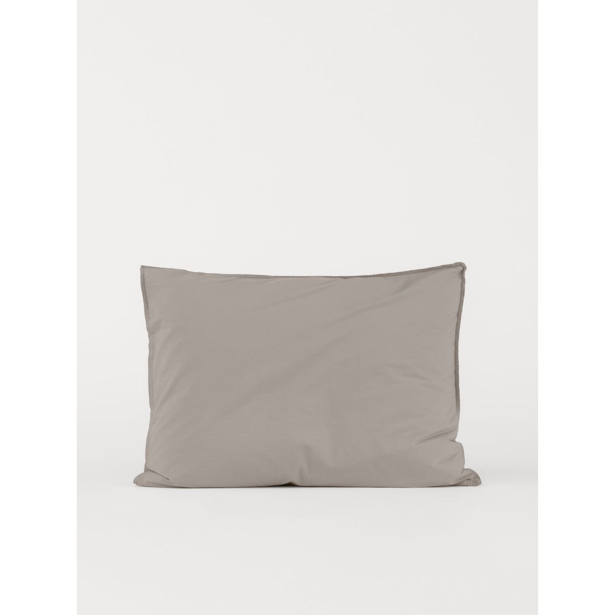 Percale Pillow Case - Stone