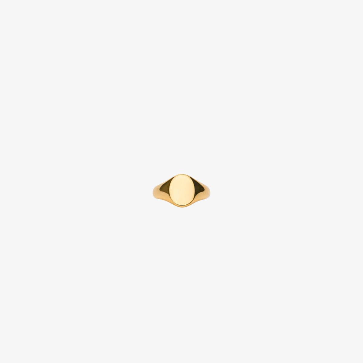 IX STUDIOS - MINI OVAL SIGNET RING