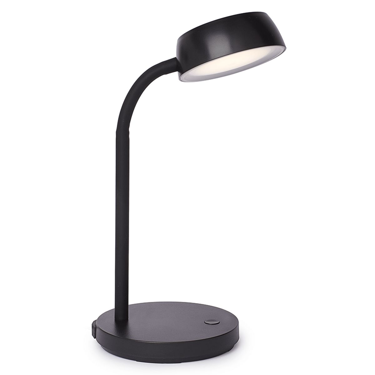 LED lille bordlampe, sort