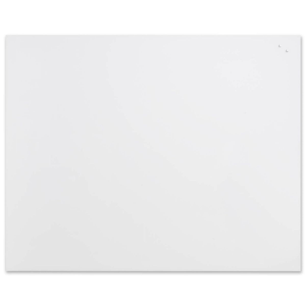 120 x 90 cm. PURE White Magnetisk Glastavle