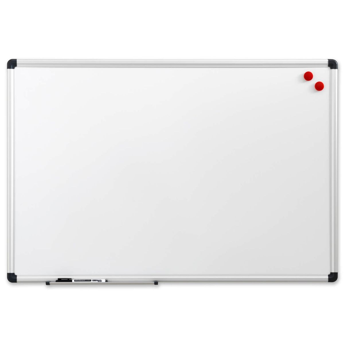 150 x 120 cm. Whiteboard med alu. ramme