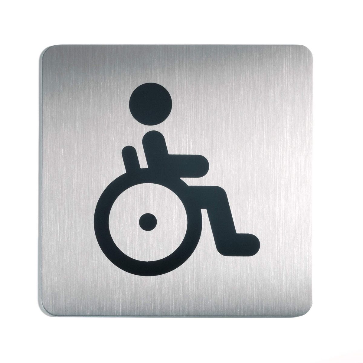 Skilt firkantet handicap toilet