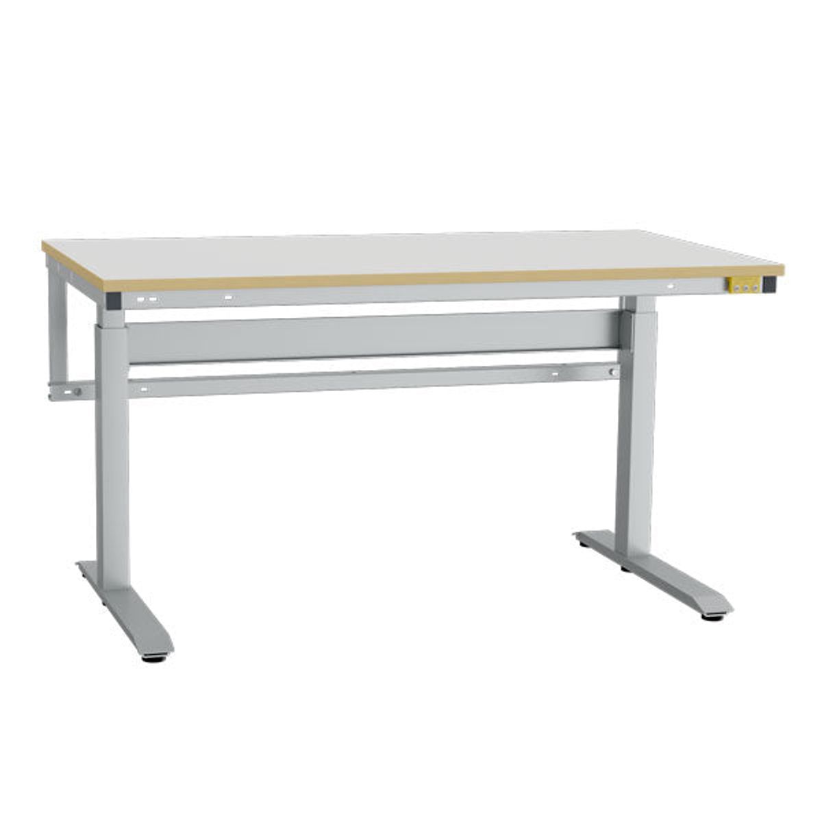 ESD-arbejdsbord ErgoMini 1500x800mm grå HPL