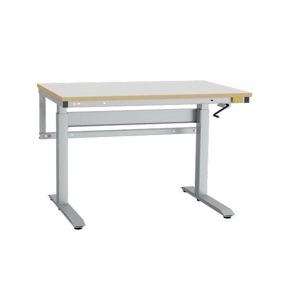 ESD-arbejdsbord ErgoNomi 1200x800mm grå HPL