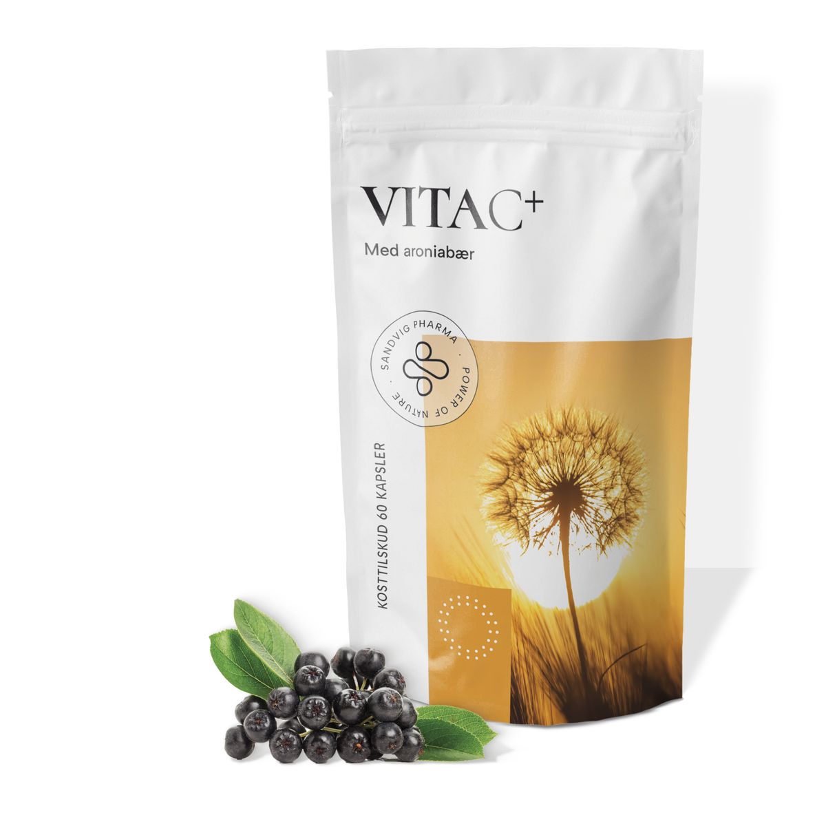 Vitamin C kosttilskud med aroniabær - VITAC+