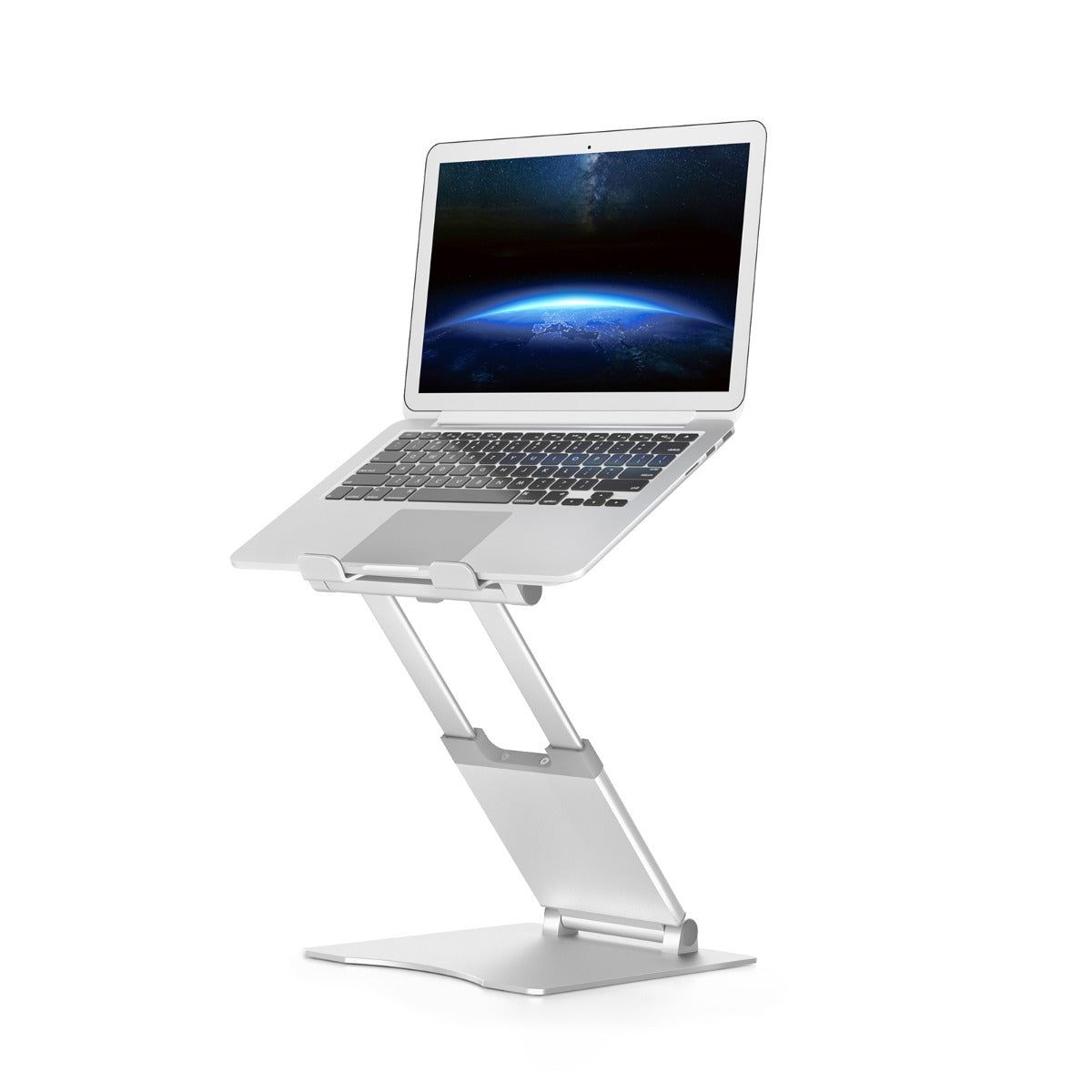 WERGON - Frederik - Laptop/MacBook - Justerbar & foldebar holder 11-17&quot; - Sølv