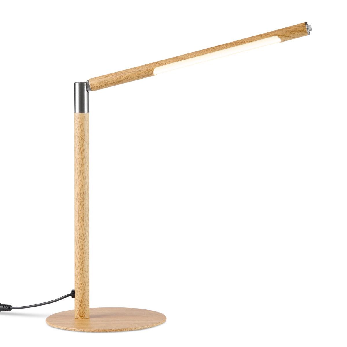 Minimalistisk Skrivebordslampe - Wood - 200 Lumen