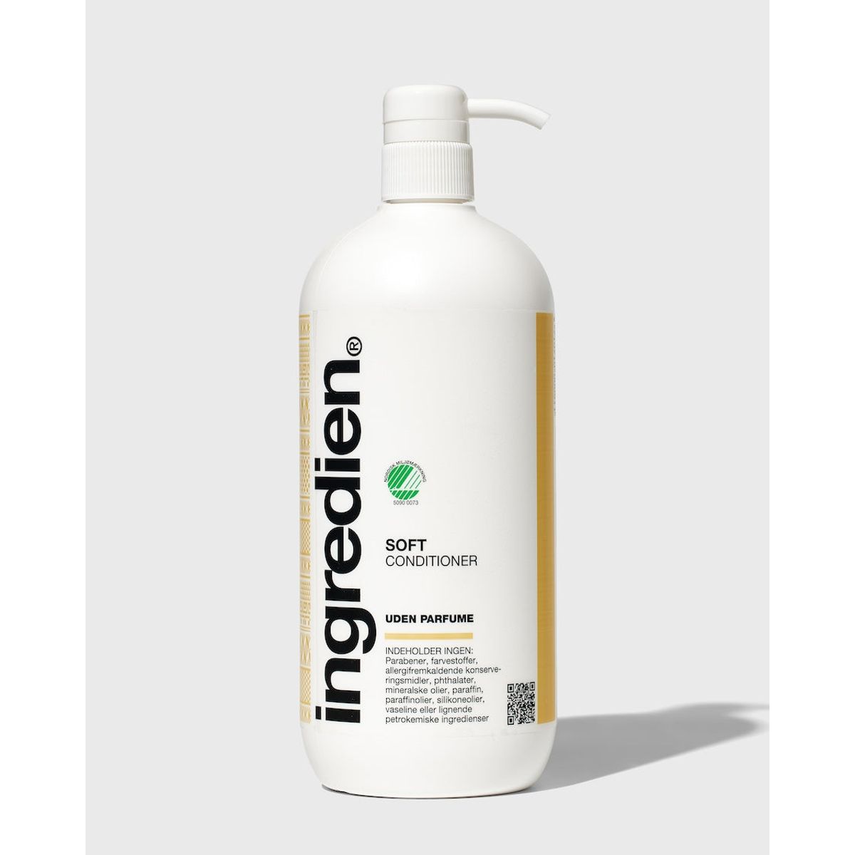 Ingredien Soft Conditioner 1000 ml Uden Parfume