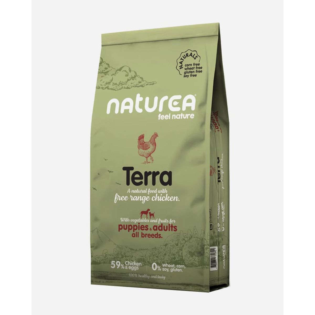 Naturea Naturals Terra Adult & Puppies - Fritgående Kylling