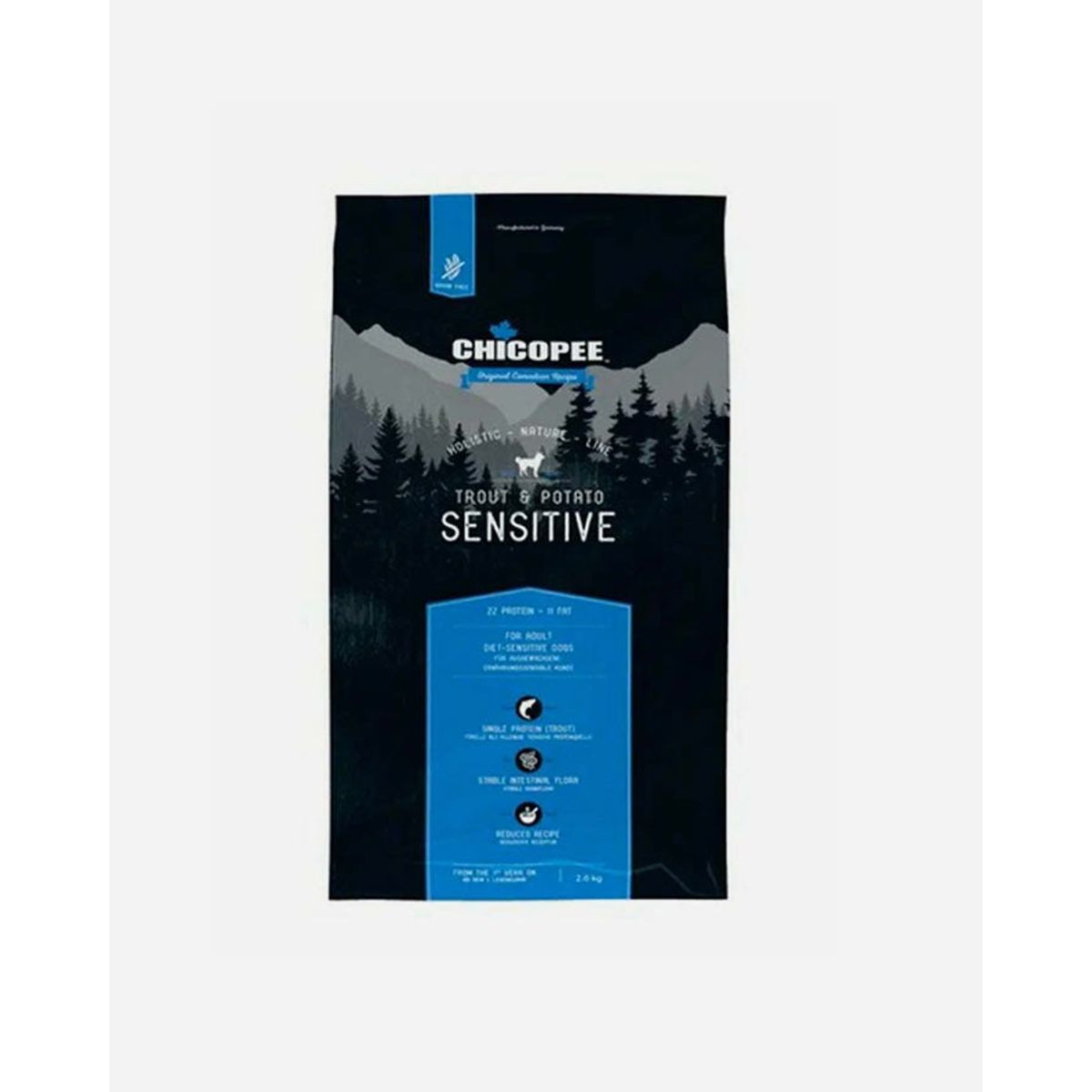 Chicopee Holistic Nature Line Senstive - Ørred og Kartoffel - 2 kg