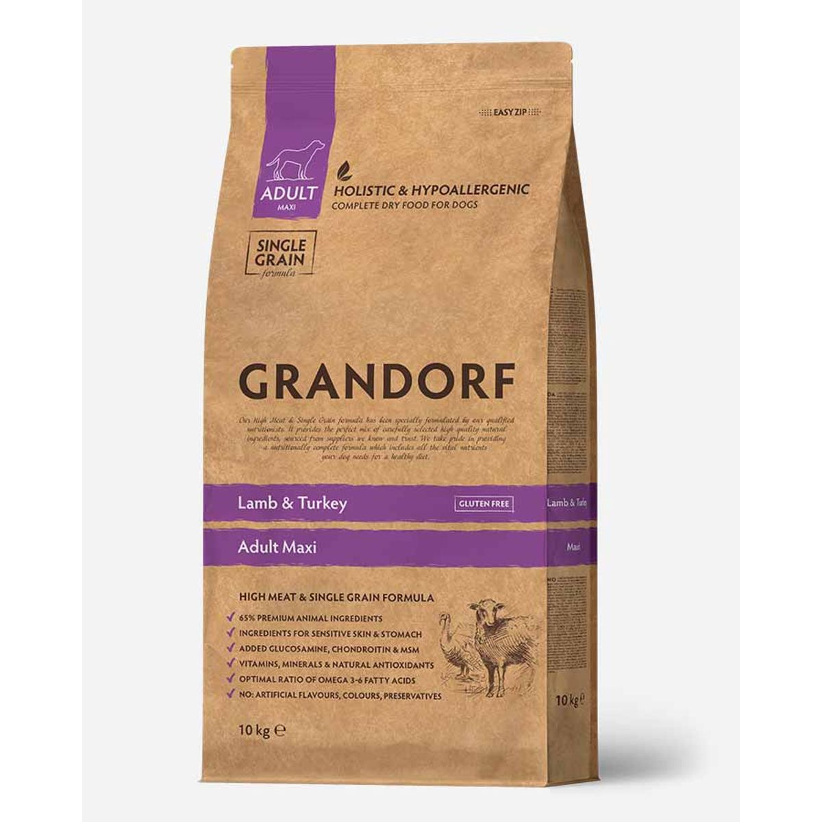 Grandorf Adult Maxi - Lam og Kalkun - 10kg